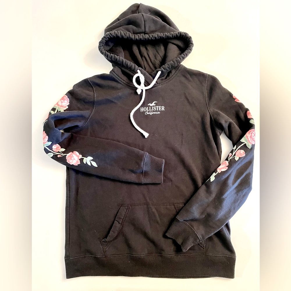 Hollister Hoodie Black Medium